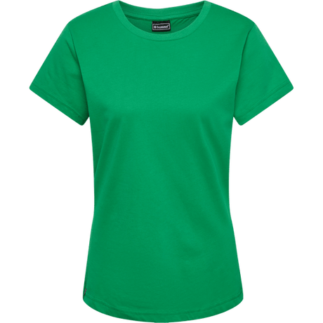 Hummel Women's Red Basic Short Sleeve T-Shirt Hummel