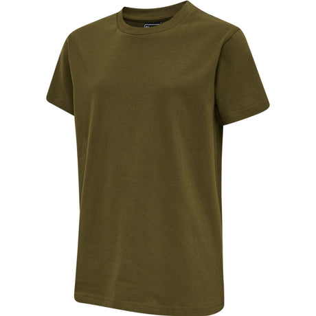 Hummel Youth Red Basic Short Sleeve T-Shirt Hummel