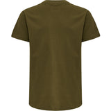 Hummel Youth Red Basic Short Sleeve T-Shirt Hummel