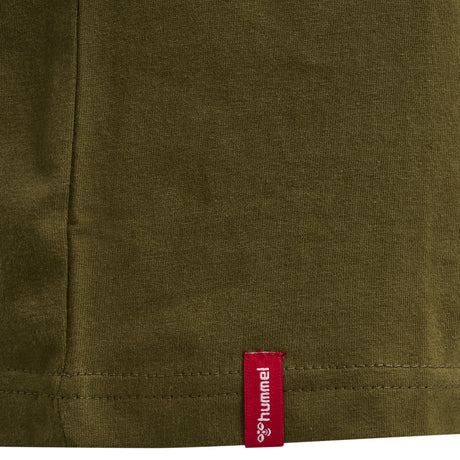 Hummel Youth Red Basic Short Sleeve T-Shirt Hummel