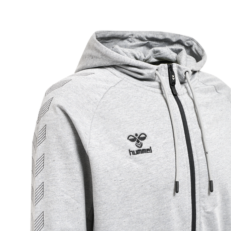 Hummel Men's Move Grid Cotton Zip Hoodie Hummel
