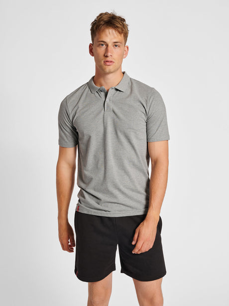 Hummel Men's Red Classic Polo Hummel