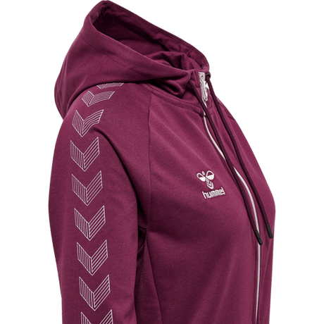 Hummel Women's Move Grid Cotton Zip Hoodie Hummel