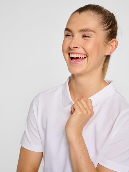 Hummel Women's Red Classic Polo Hummel