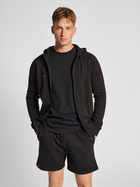 Hummel Men's Red Classic Zip Hoodie Hummel
