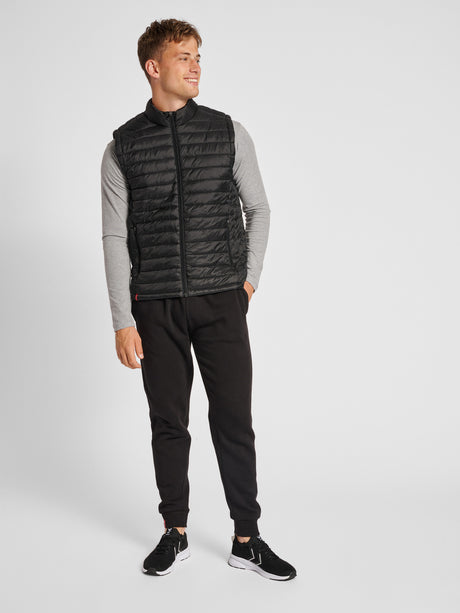 Hummel Men's Red Quilted Waistcoat Hummel