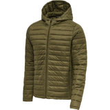 Hummel Men's Red Quilted Hood Jacket Hummel