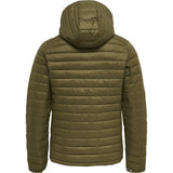 Hummel Men's Red Quilted Hood Jacket Hummel