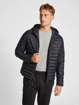 Hummel Men's Red Quilted Hood Jacket Hummel