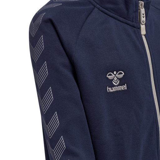 Hummel Youth Move Grid Cotton Zip Jacket Hummel