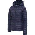 Hummel Women's Red Quilted Hood Jacket Hummel