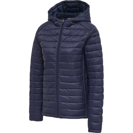 Hummel Women's Red Quilted Hood Jacket Hummel
