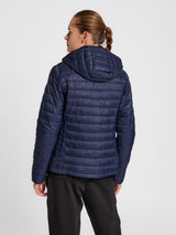 Hummel Women's Red Quilted Hood Jacket Hummel