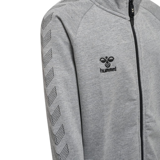 Hummel Youth Move Grid Cotton Zip Jacket Hummel