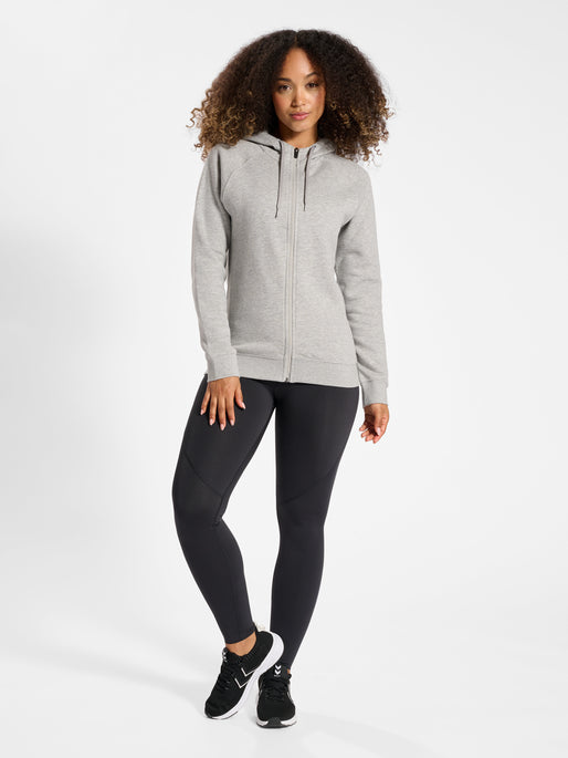 Hummel Women's Red Classic Zip Hoodie Hummel