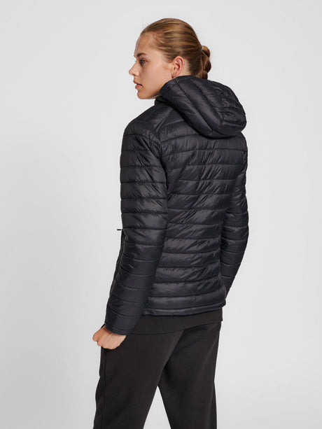 Hummel Women's Red Quilted Hood Jacket Hummel