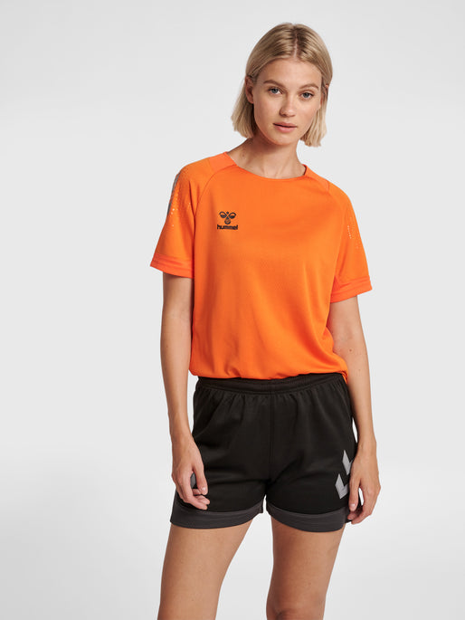 Hummel Women's Lead Short Sleeve Poly Training Jersey Hummel