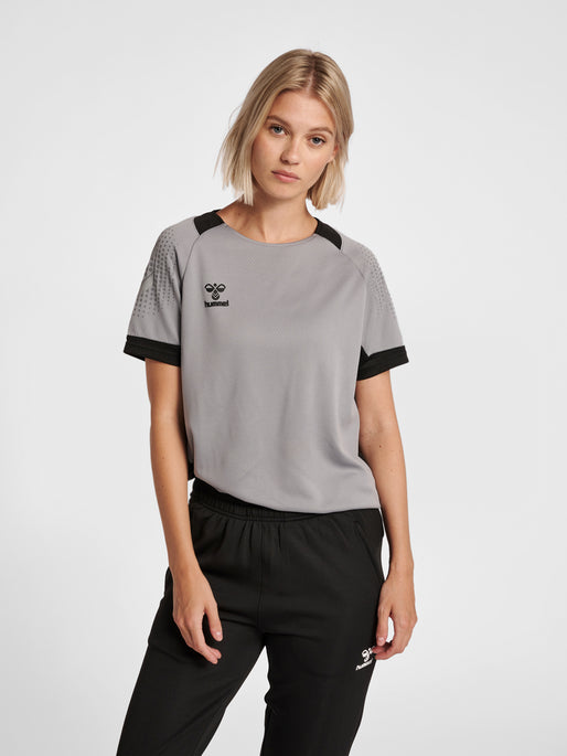 Hummel Women's Lead Short Sleeve Poly Training Jersey Hummel