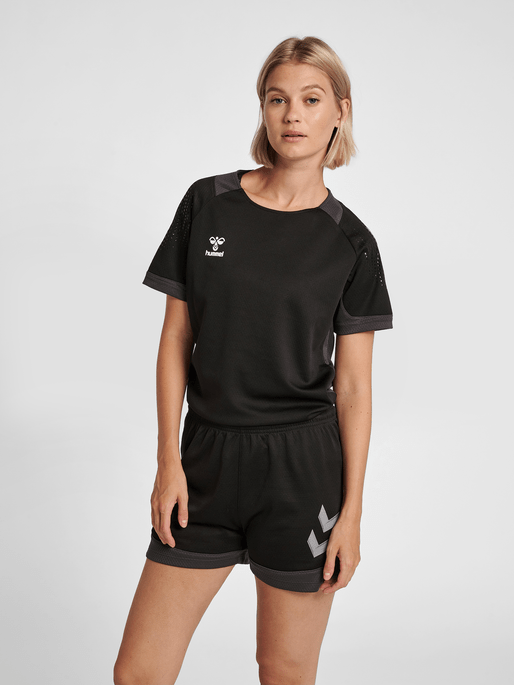 Hummel Women's Lead Short Sleeve Poly Training Jersey Hummel