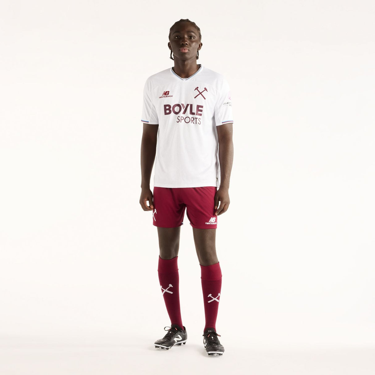 New Balance Adult West Ham United 26/27 Away Short Sleeve Soccer Jersey-7