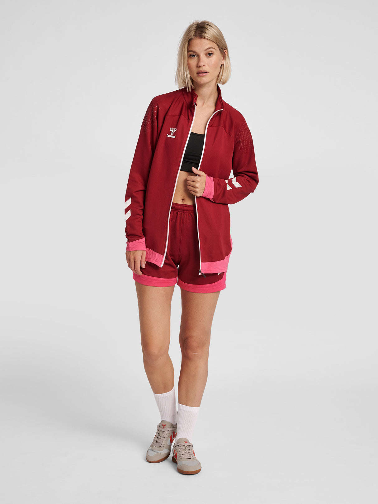 Hummel Women's Lead Poly Zip Jacket Hummel