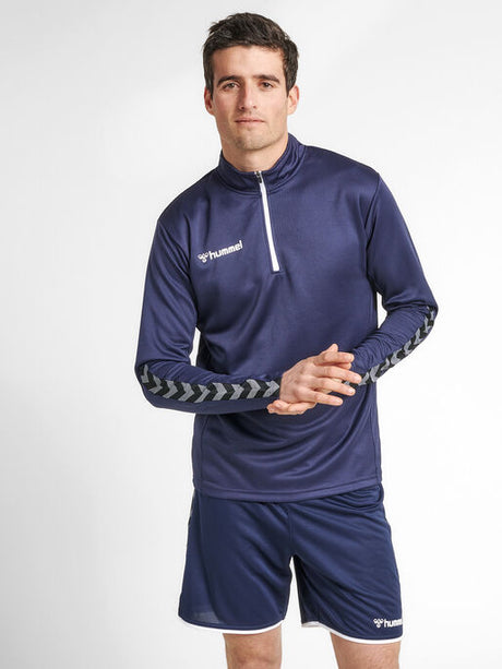 Hummel Men's Authentic Half Zip Sweatshirt Hummel
