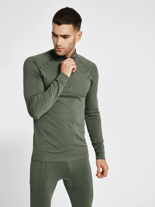 Hummel Men's Stroke Seamless Half Zip Hummel