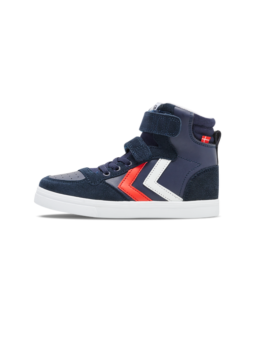 Hummel Youth Slimmer Stadil Leather High Cut Sneakers Hummel