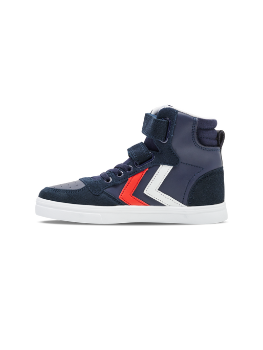 Hummel Youth Slimmer Stadil Leather High Cut Sneakers Hummel
