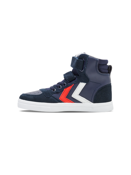 Hummel Youth Slimmer Stadil Leather High Cut Sneakers Hummel