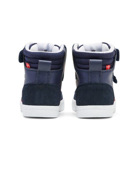 Hummel Youth Slimmer Stadil Leather High Cut Sneakers Hummel
