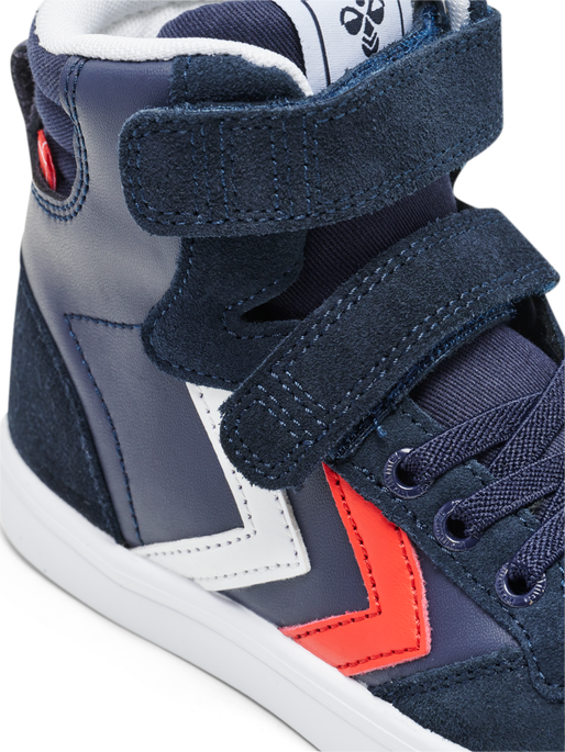 Hummel Youth Slimmer Stadil Leather High Cut Sneakers Hummel