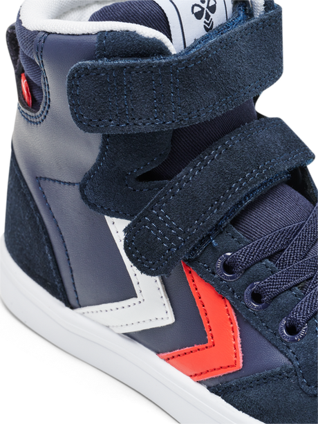 Hummel Youth Slimmer Stadil Leather High Cut Sneakers Hummel