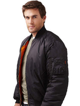Bravo Men's Bravo Ma-1 Flight Jacket Bravo