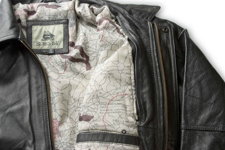 Burk's Bay Men's Buffed Bomber Brown Burk's Bay