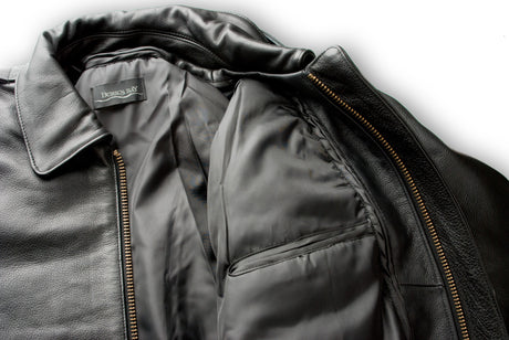 Burk's Bay Men's A-1 Bomber Brown Burk's Bay