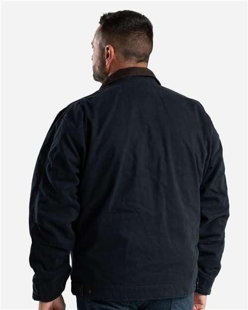 Berne Apparel Men's Highland Washed Gasoline Jacket-2