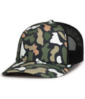 Pacific Headwear Duck Camo Trucker Snapback Cap Pacific Headwear