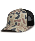 Pacific Headwear Duck Camo Trucker Snapback Cap Pacific Headwear
