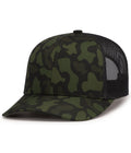 Pacific Headwear Duck Camo Trucker Snapback Cap Pacific Headwear