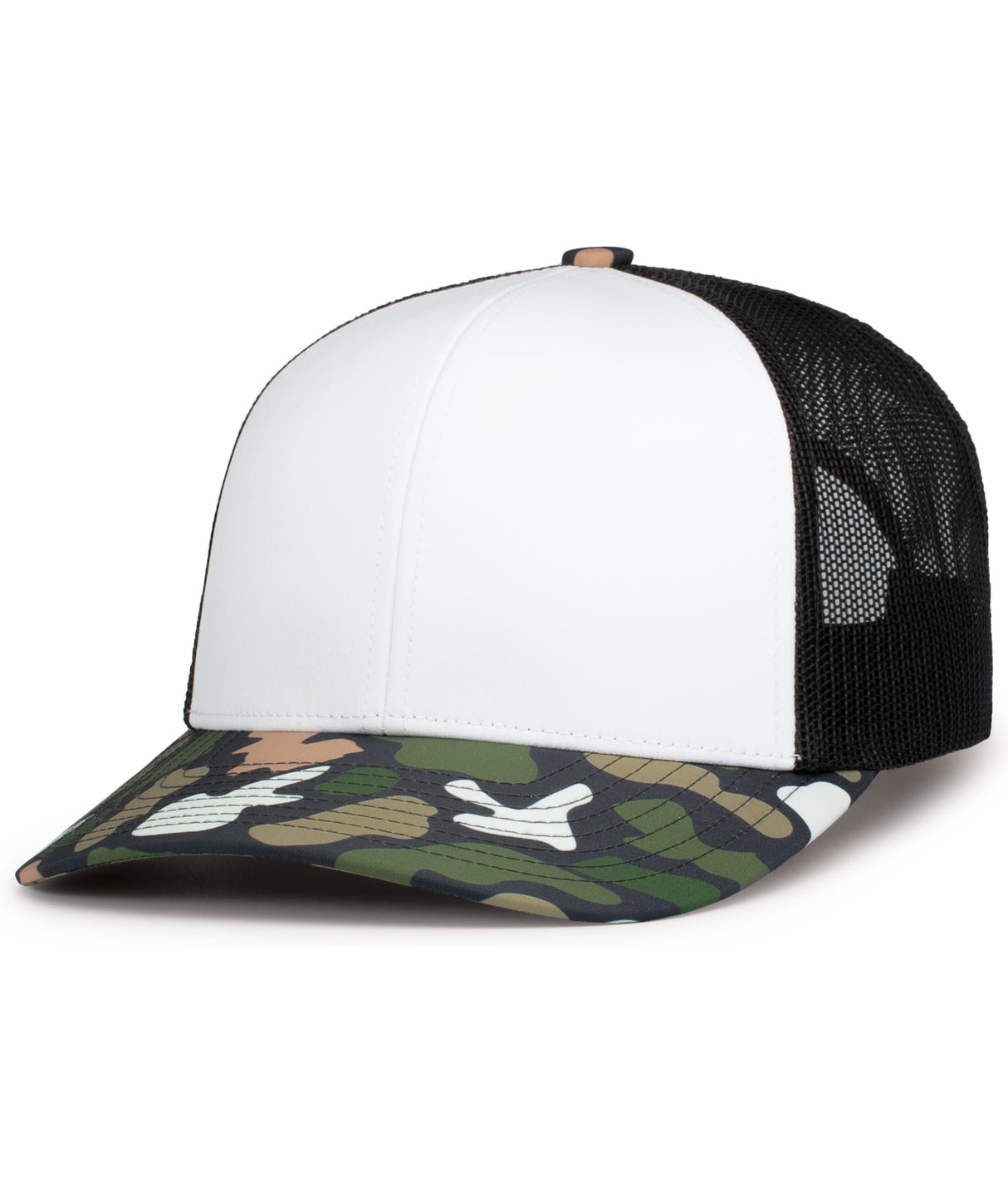 Pacific Headwear Duck Camo Trucker Snapback Cap Pacific Headwear