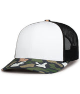 Pacific Headwear Duck Camo Trucker Snapback Cap Pacific Headwear