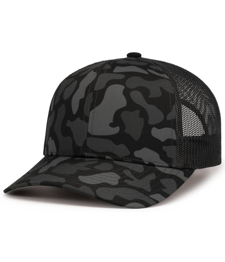 Pacific Headwear Duck Camo Trucker Snapback Cap Pacific Headwear