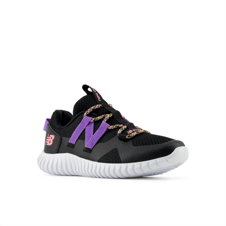New Balance Youth Girls Playgruv V2 Bungee Running Shoe - PTPGRVUL Wide Youth Footwear Training & Running