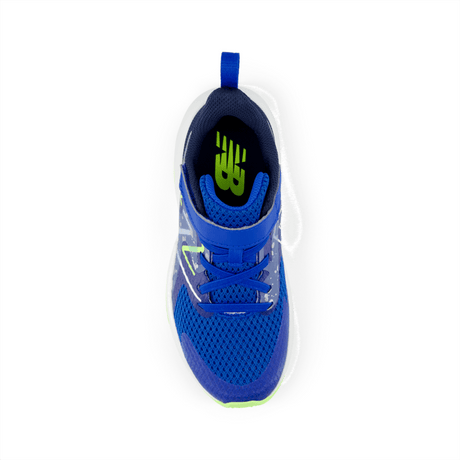 New Balance Youth Rave Run V2 Bungee Lace with Top Strap Shoe - YTRAVRB2 X-Wide Youth Footwear Training & Running