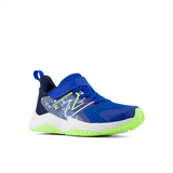 New Balance Youth Rave Run V2 Bungee Lace with Top Strap Shoe - YTRAVRB2 Wide Youth Footwear Training & Running