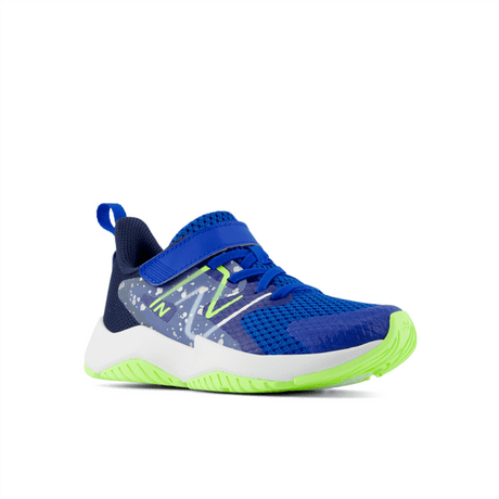 New Balance Youth Rave Run V2 Bungee Lace with Top Strap Shoe - YTRAVRB2 Wide Youth Footwear Training & Running