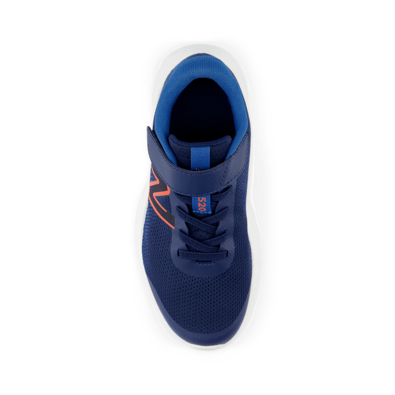 New Balance Youth 520 V8 Bungee Lace Running Shoe - PA520RR8 Wide Youth Footwear Training & Running
