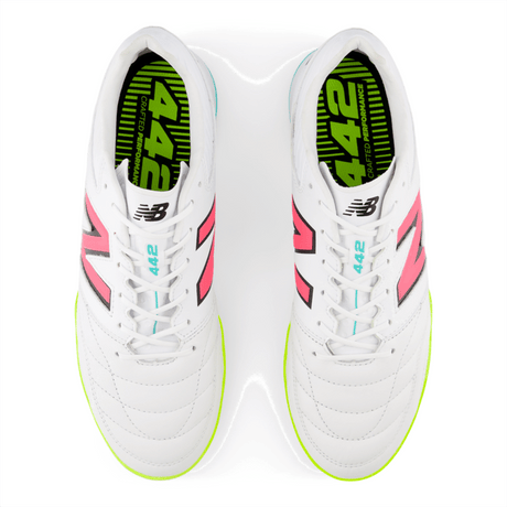 New Balance Men's 442 PRO IN V2 Soccer Cleat - MS41IWH2 Wide Soccer Footwear Adult