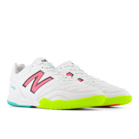 New Balance Men's 442 PRO IN V2 Soccer Cleat - MS41IWH2 Wide Soccer Footwear Adult